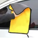 -منشفة مايكروفايبر 30*60 cm لتنشيف آمن.