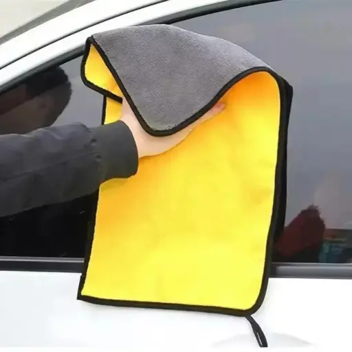 -منشفة مايكروفايبر 30*60 cm لتنشيف آمن.